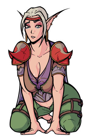 Elf Pinup Elf Pinup